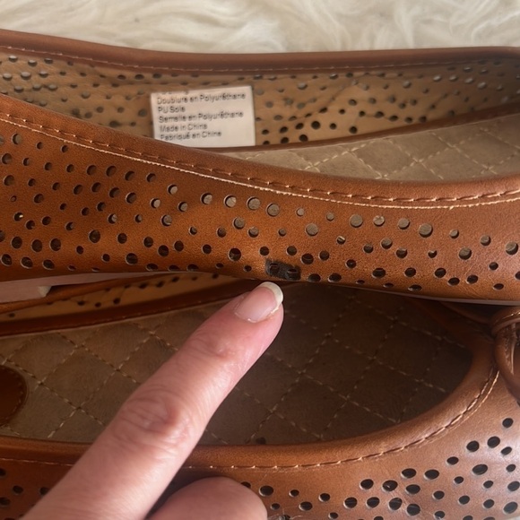 Jessica Women’s Brown/Tan Poem Journal Flat Size 7 - Picture 14 of 14